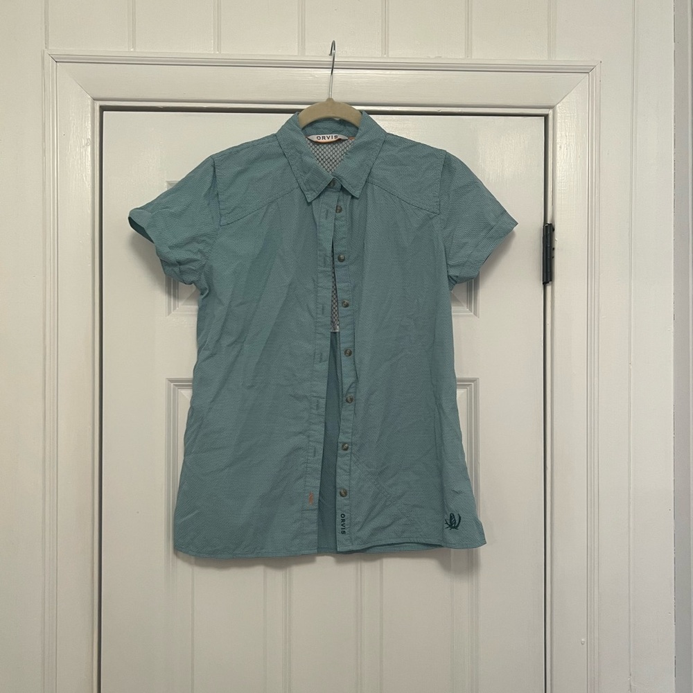 WOMENS ORVIS BUTTON UP LIKE NEW SIZE SMALL